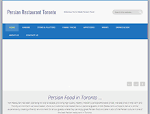 Tablet Screenshot of kishrestaurant.com